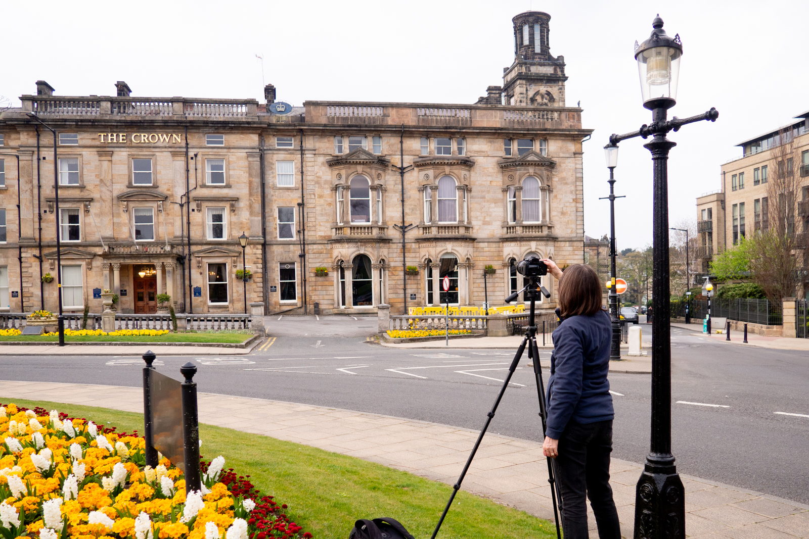 Behind the scenes photographing The Crown Hotel Harrogate