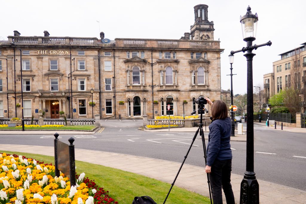 Behind the scenes photographing The Crown Hotel Harrogate